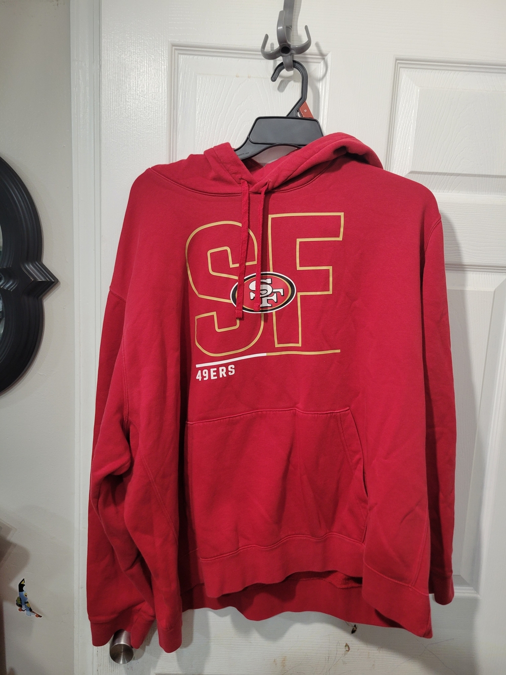 Nike San Francisco 49ers red hoodie